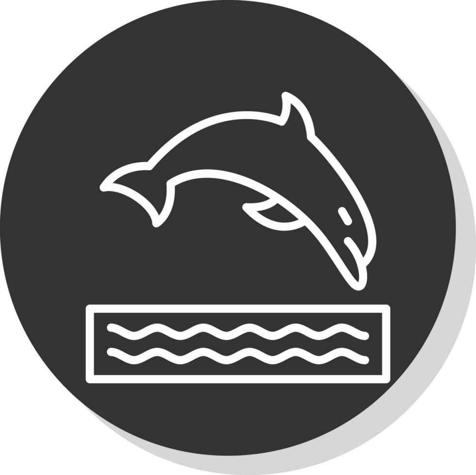 Dolphin Vector Icon Design