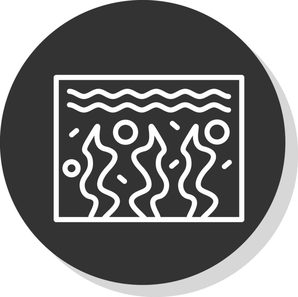 alga vector icono diseño