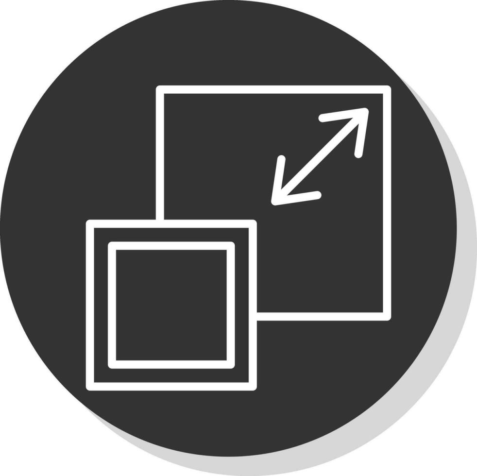 Resize Vector Icon Design