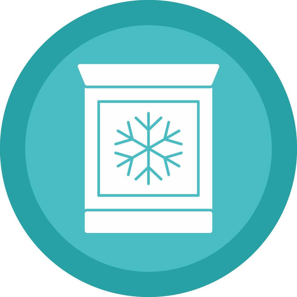 Frozen Goods Vector Icon Design