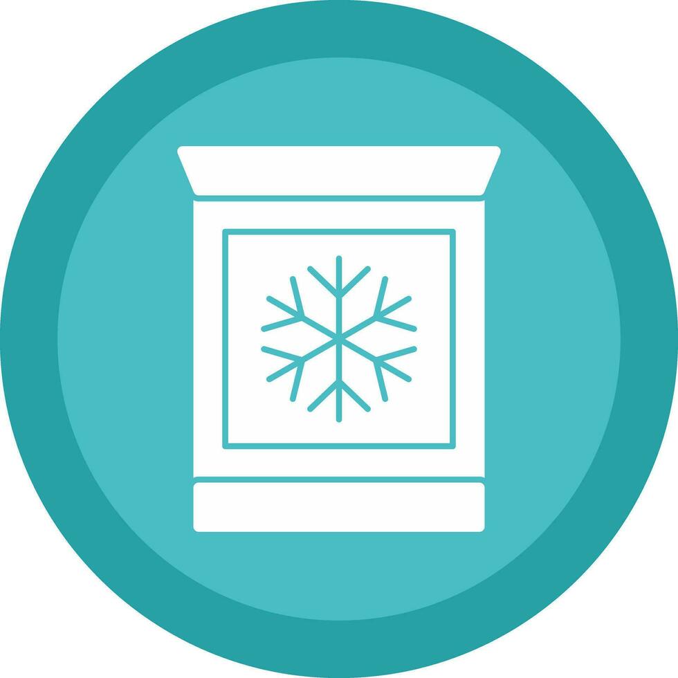 Frozen Goods Vector Icon Design