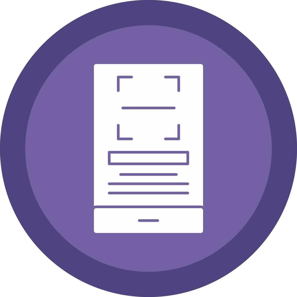 Qr Scan Vector Icon Design