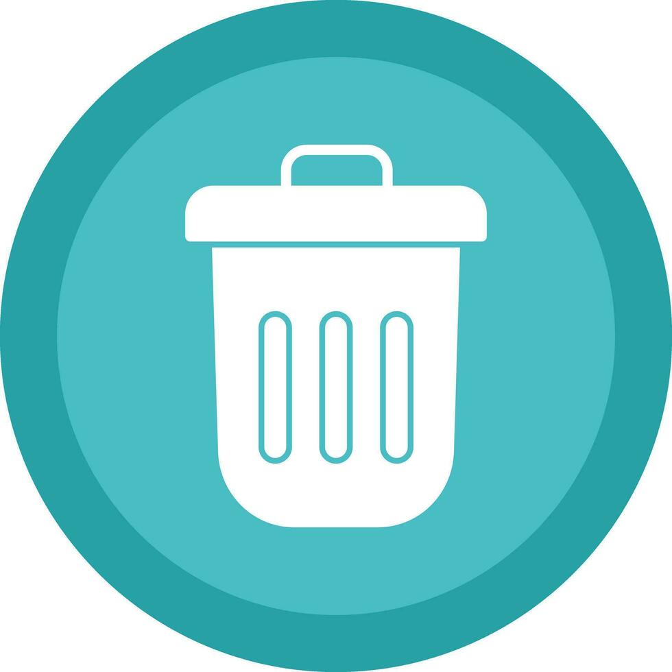 Dustbin Vector Icon Design