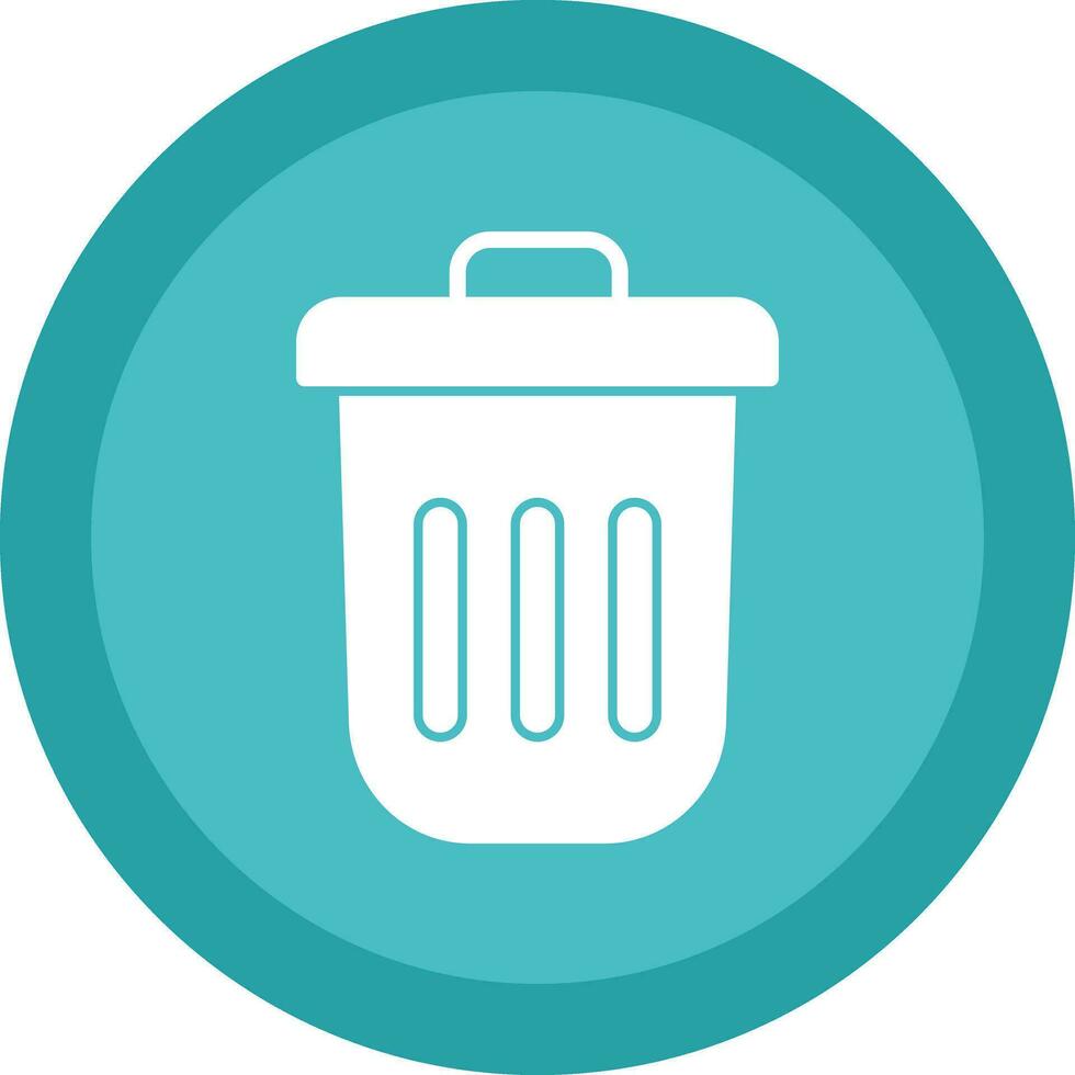 Dustbin Vector Icon Design