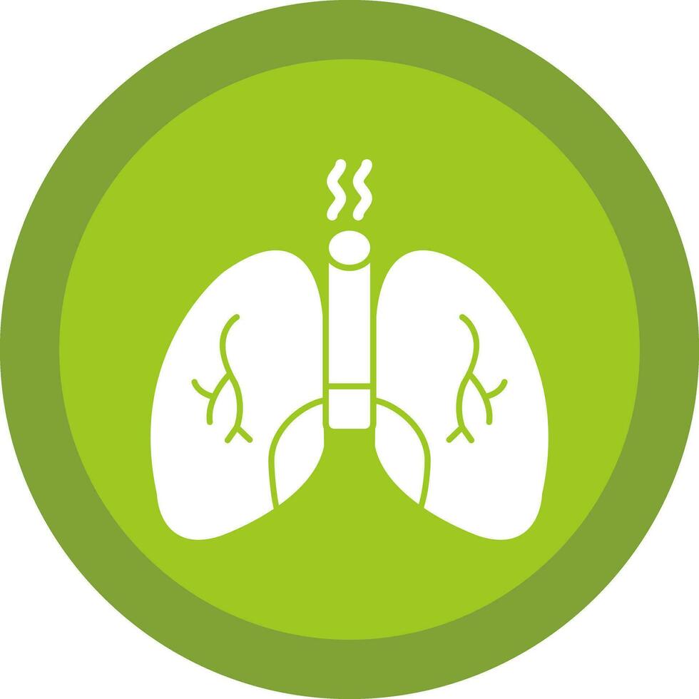 diseño de icono de vector de pulmones