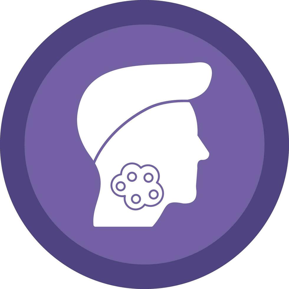 Throat Cancer Vector Icon Design
