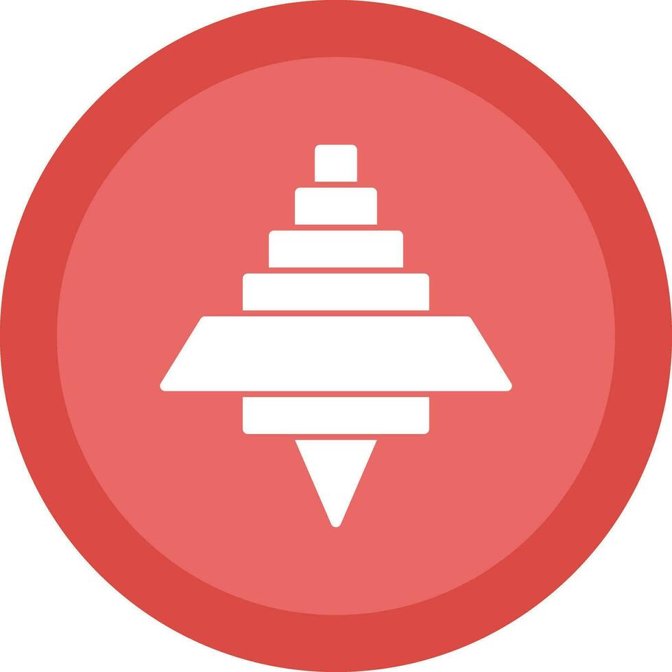 Spinning Top Vector Icon Design