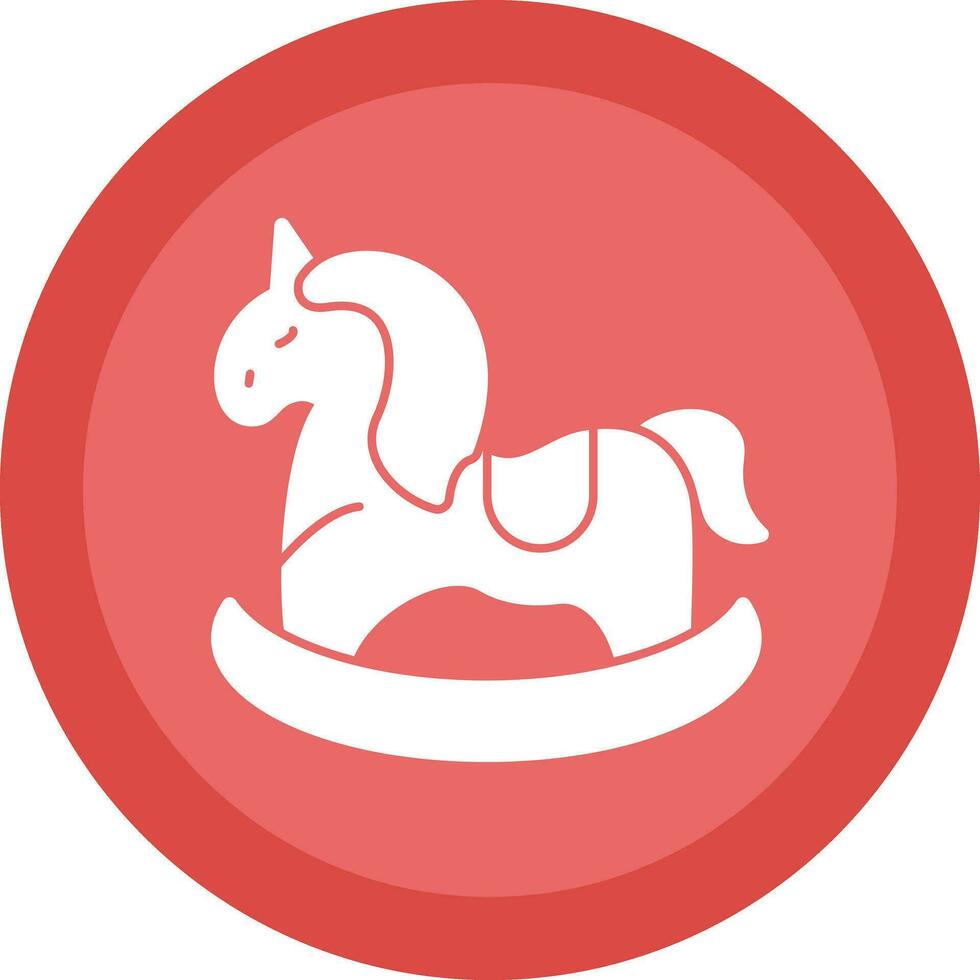 caballo juguete vector icono diseño