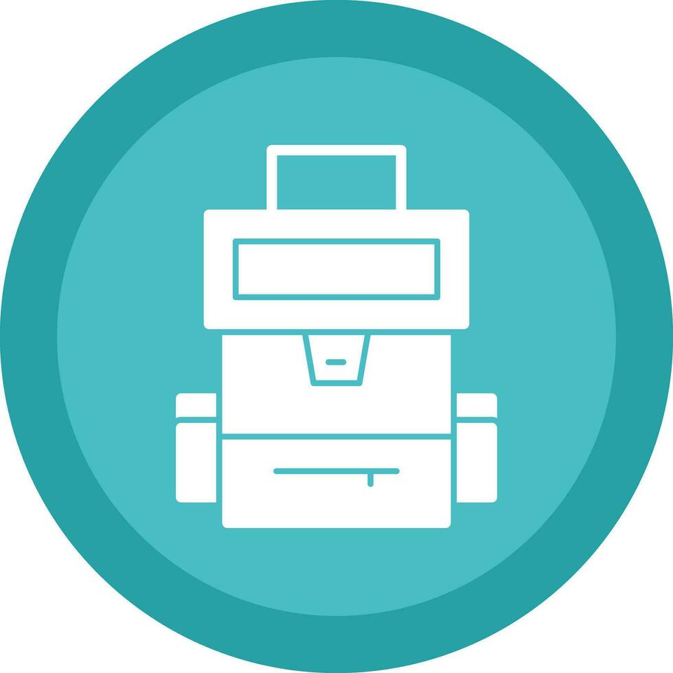 Backpack Vector Icon Design
