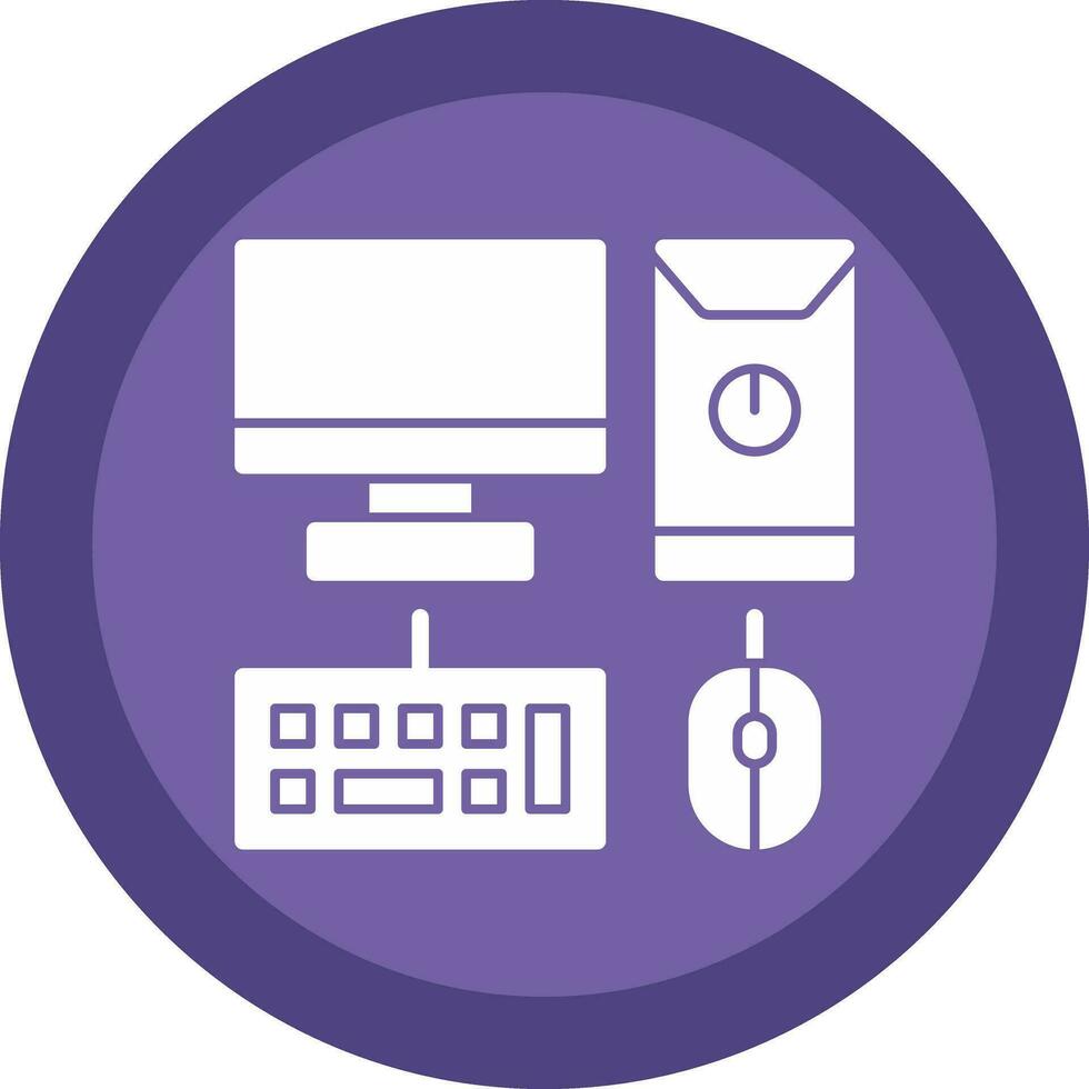 Computer Vector Icon Design