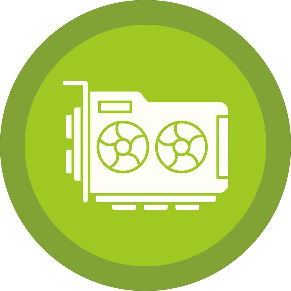 Graphic Card Vector Icon Design