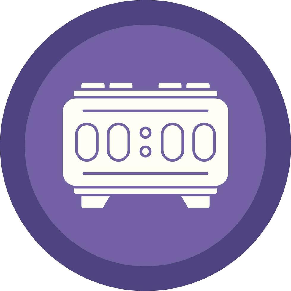Digital Alarm Vector Icon Design