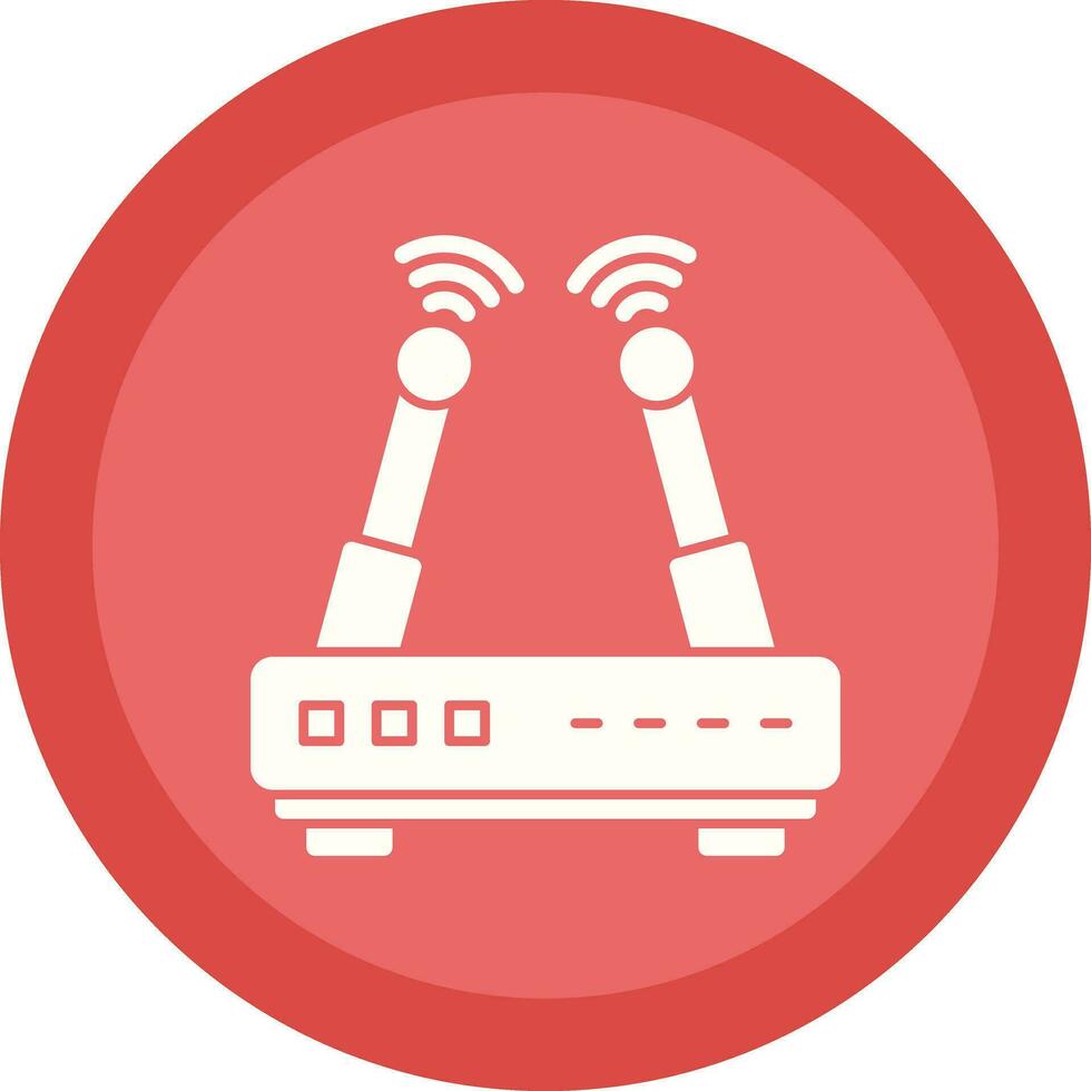 Wifi Router Vector Icon Design