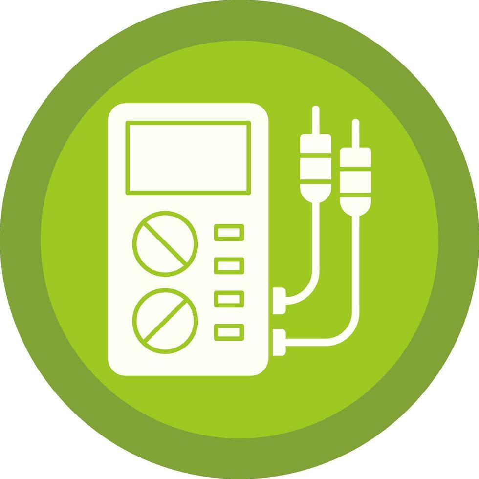 Voltmeter Vector Icon Design