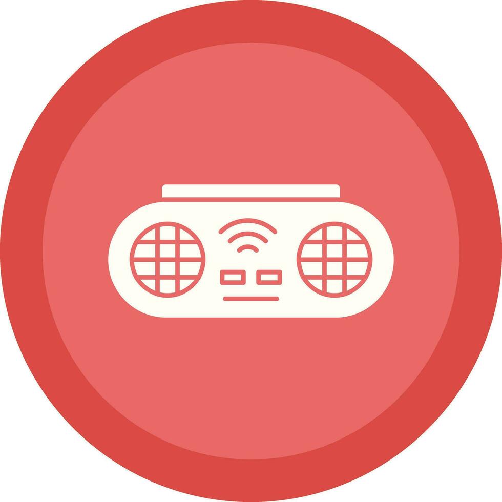 Portable Speaker Vector Icon Design