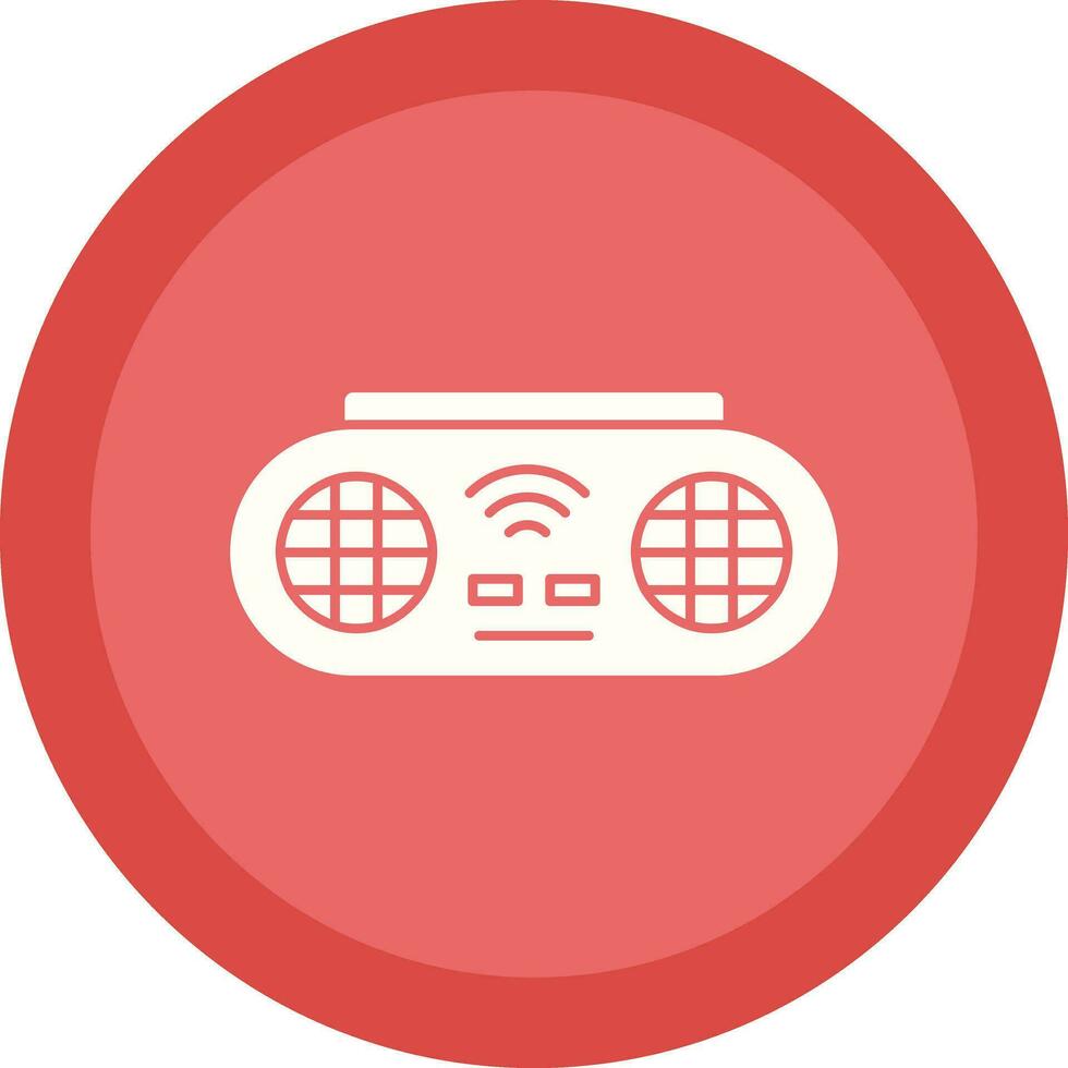 Portable Speaker Vector Icon Design