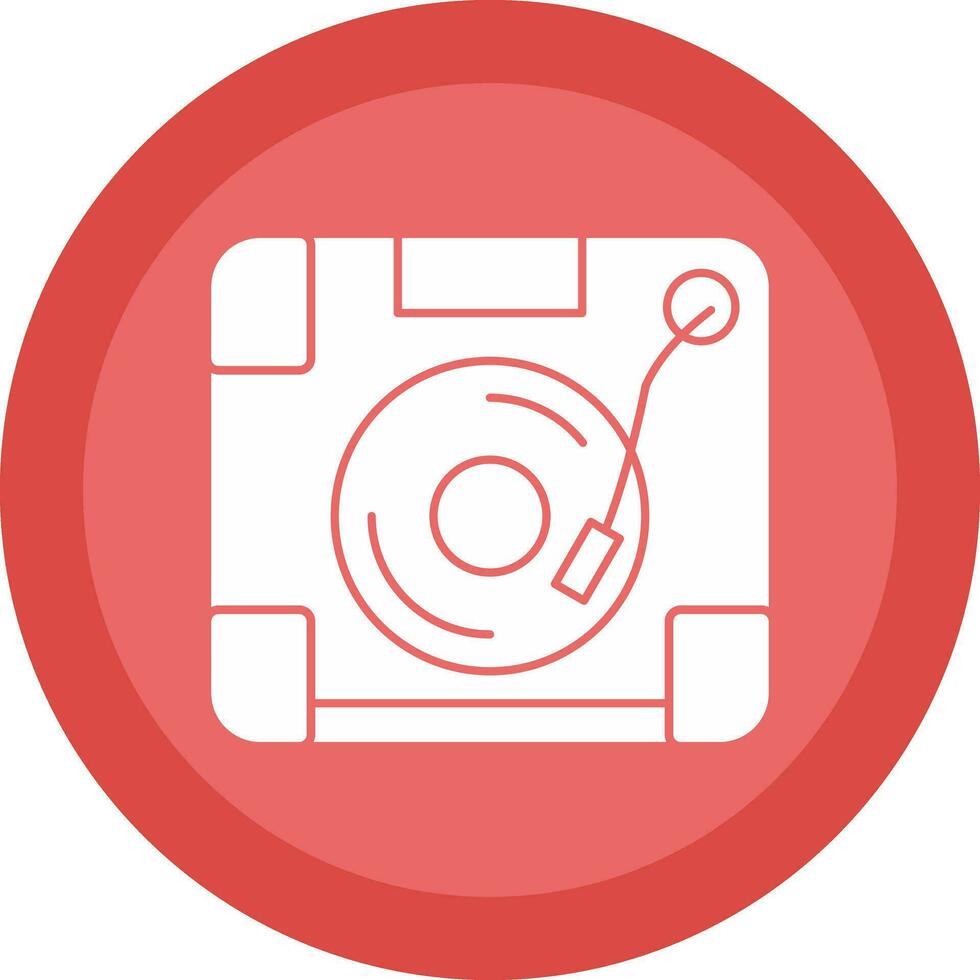 Turntable Vector Icon Design