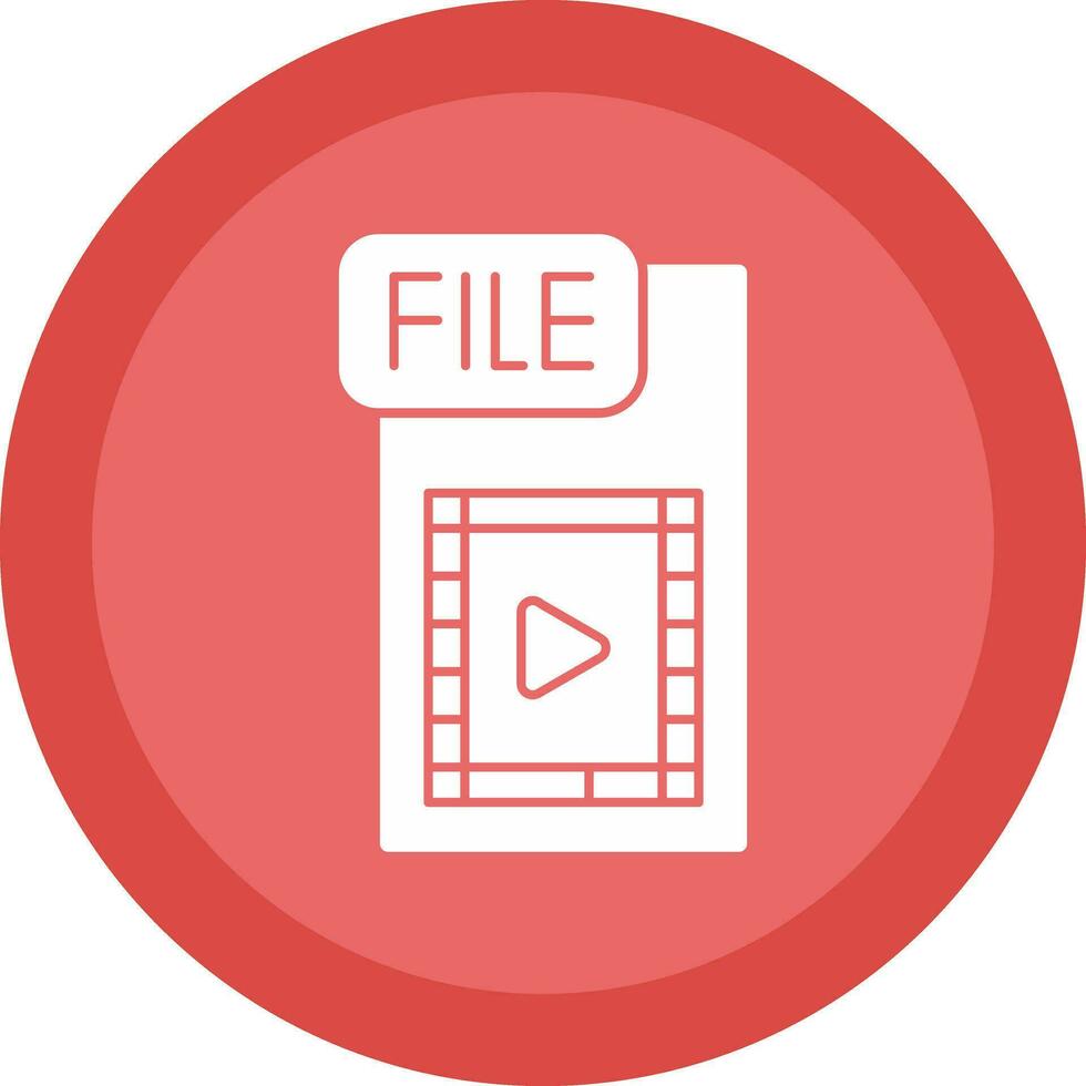 Video FIle Vector Icon Design