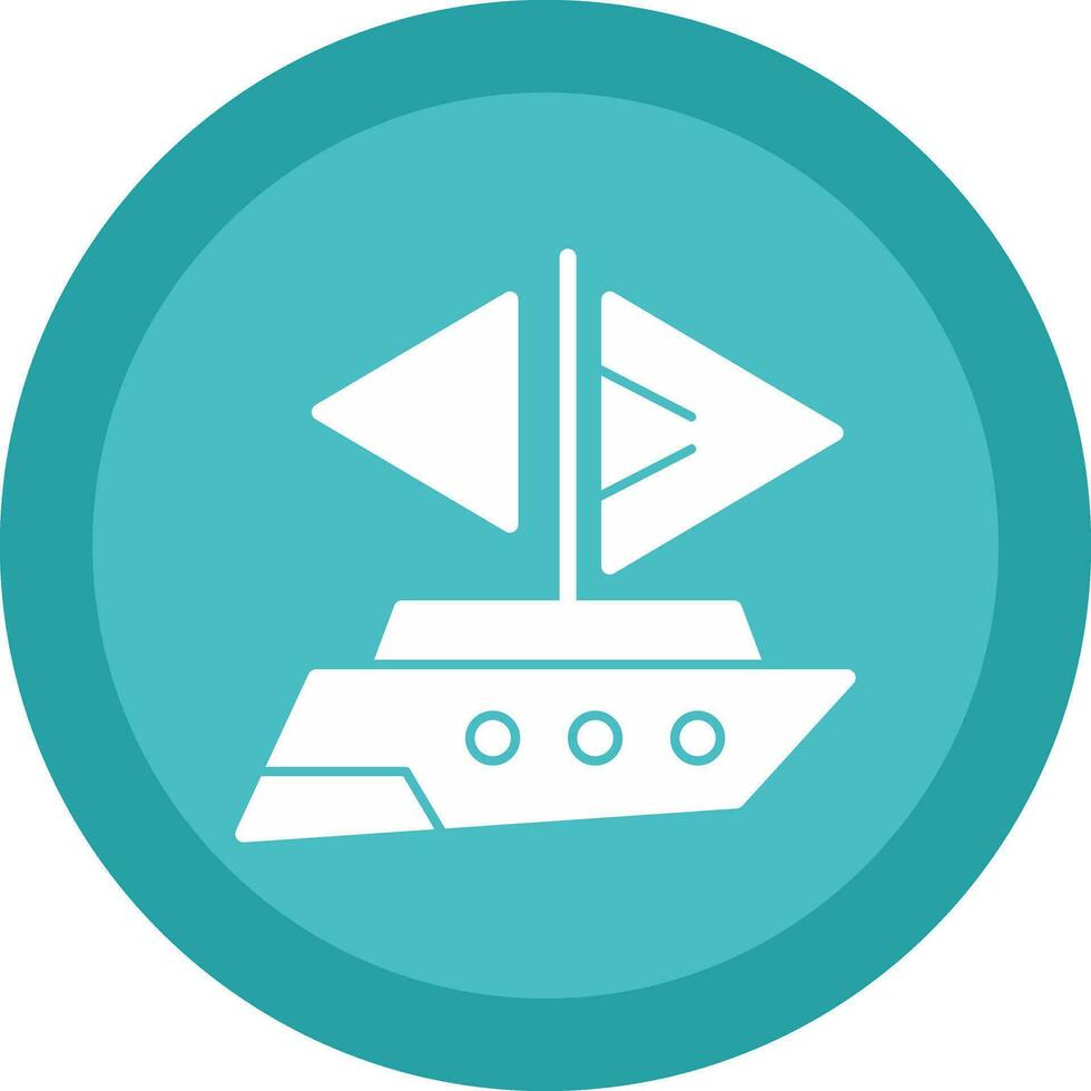 Yatch Vector Icon Design