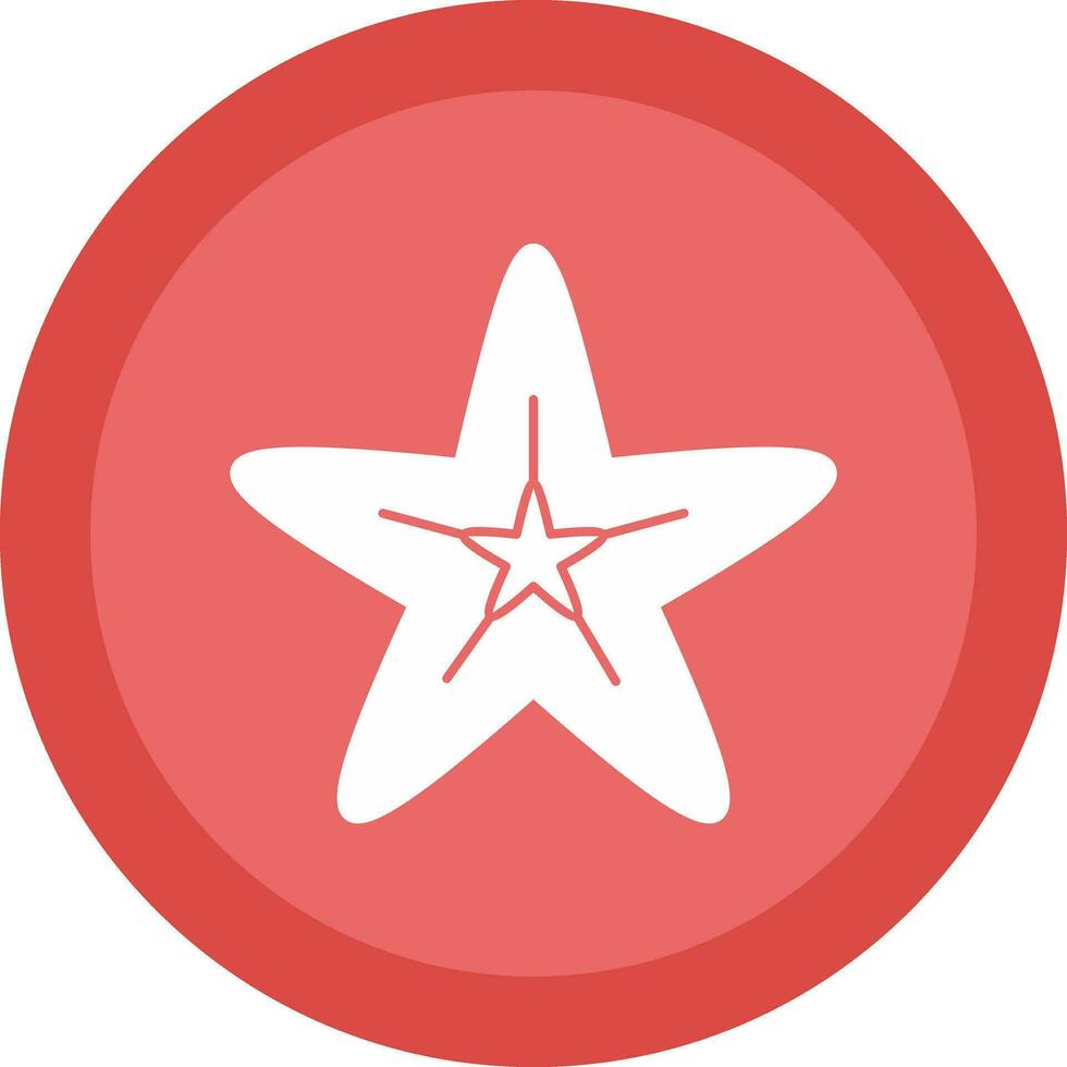 Starfish Vector Icon Design