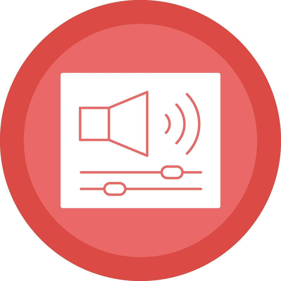Sound Controller Vector Icon Design