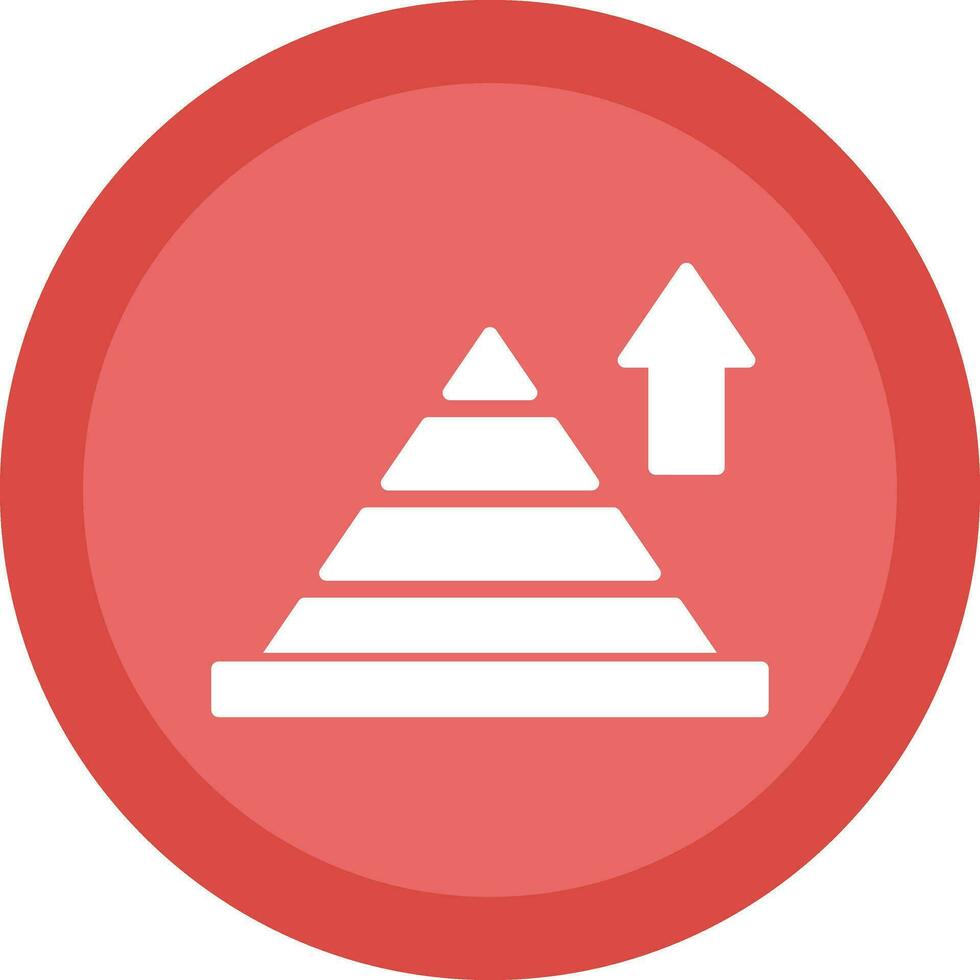 Pyramid CHart Vector Icon Design