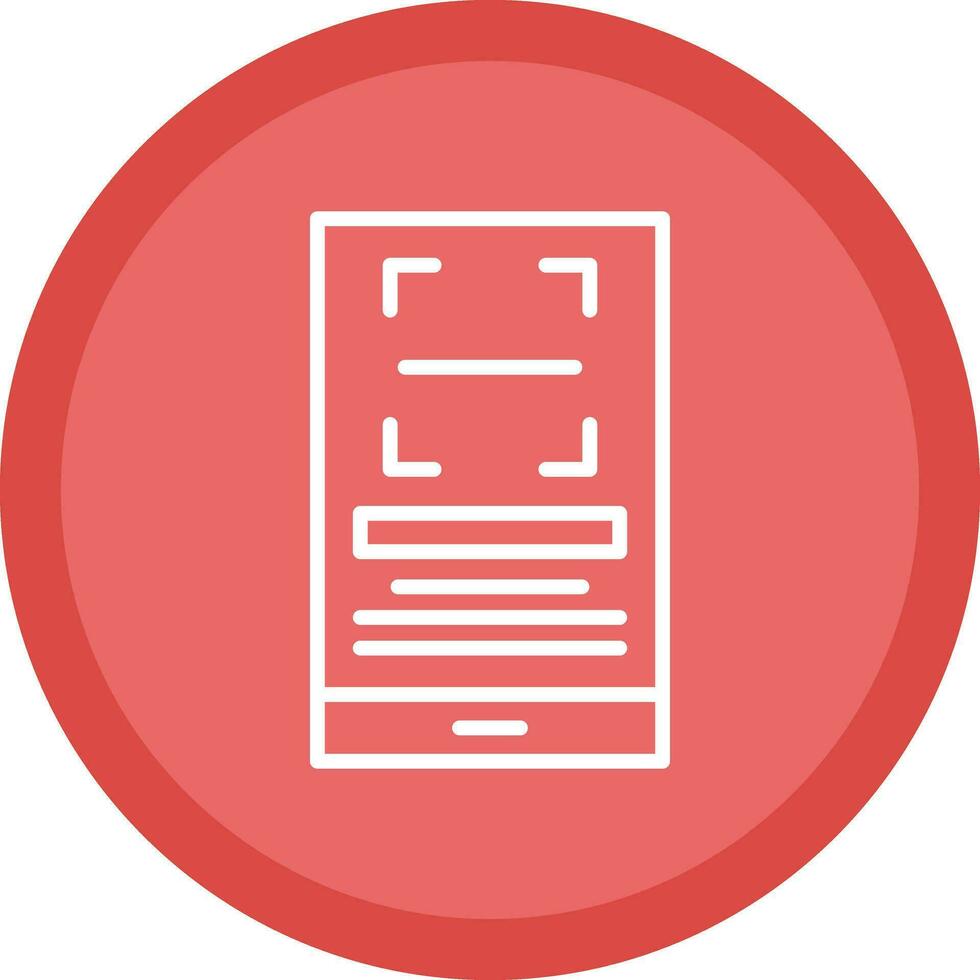 Qr Scan Vector Icon Design