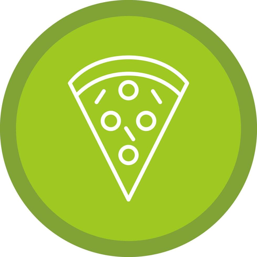 Pizza Slice Vector Icon Design