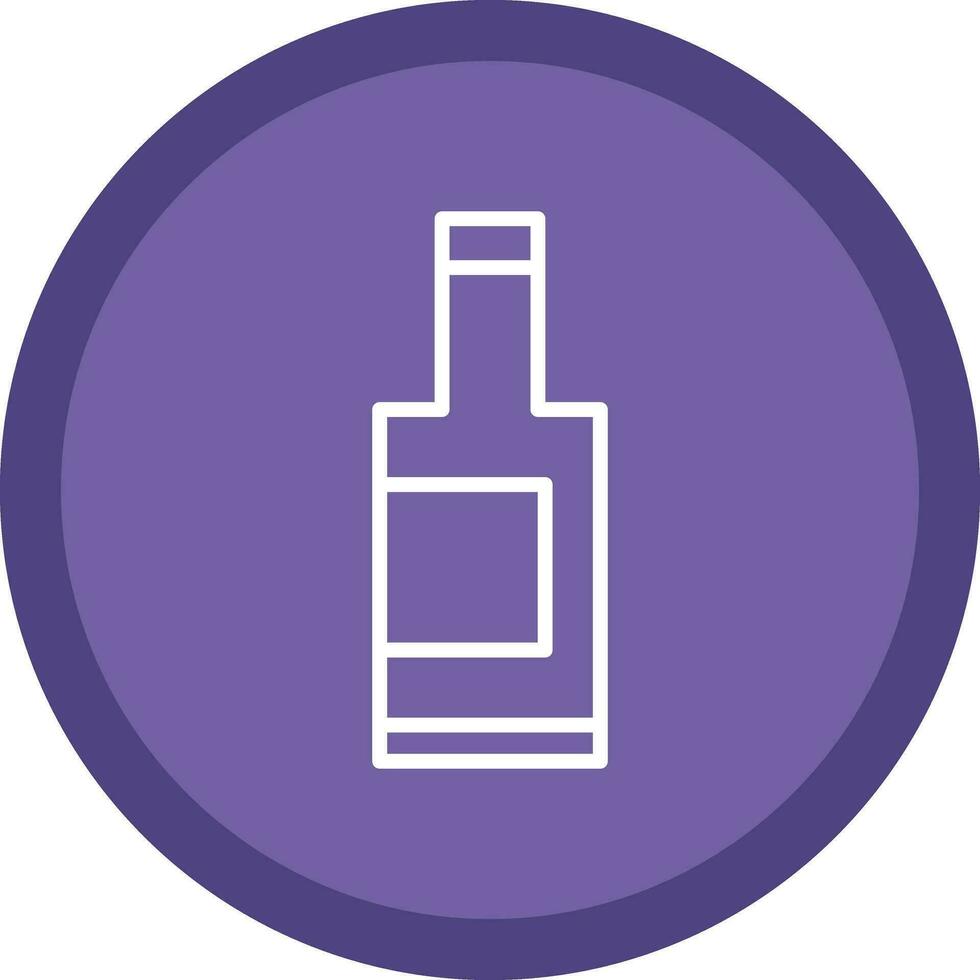 Wine Bottle Vector Icon Design