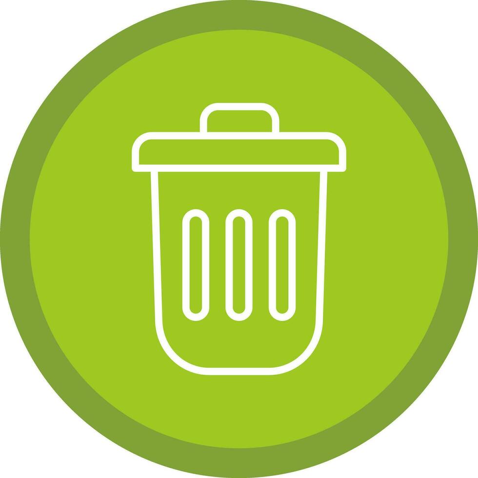Dustbin Vector Icon Design