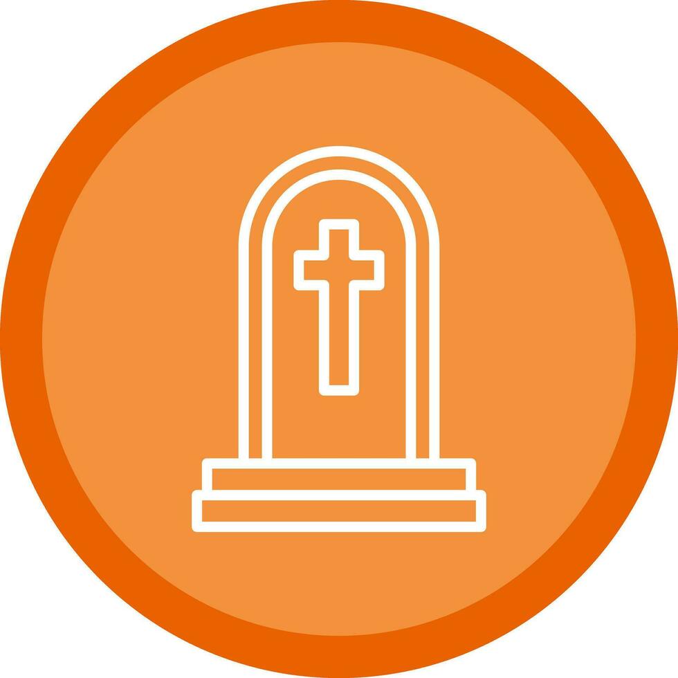 Tomb Vector Icon Design