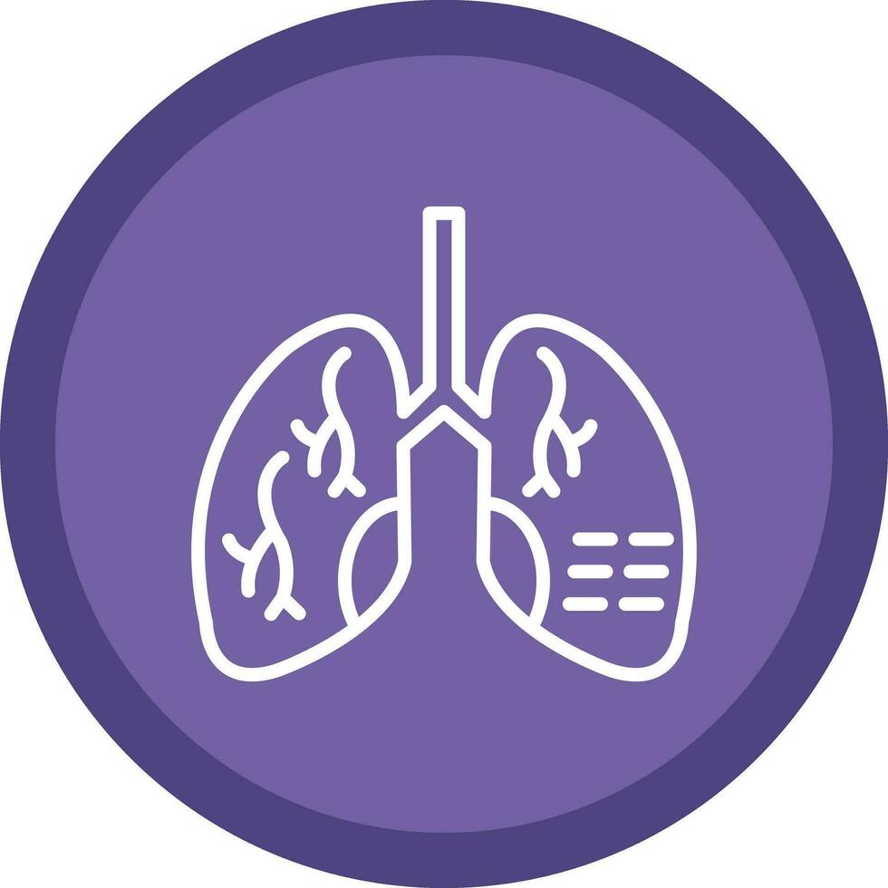 Lung Diseases Vector Icon Design