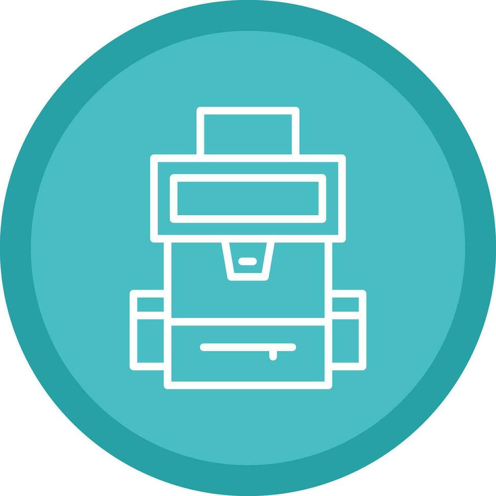 Backpack Vector Icon Design