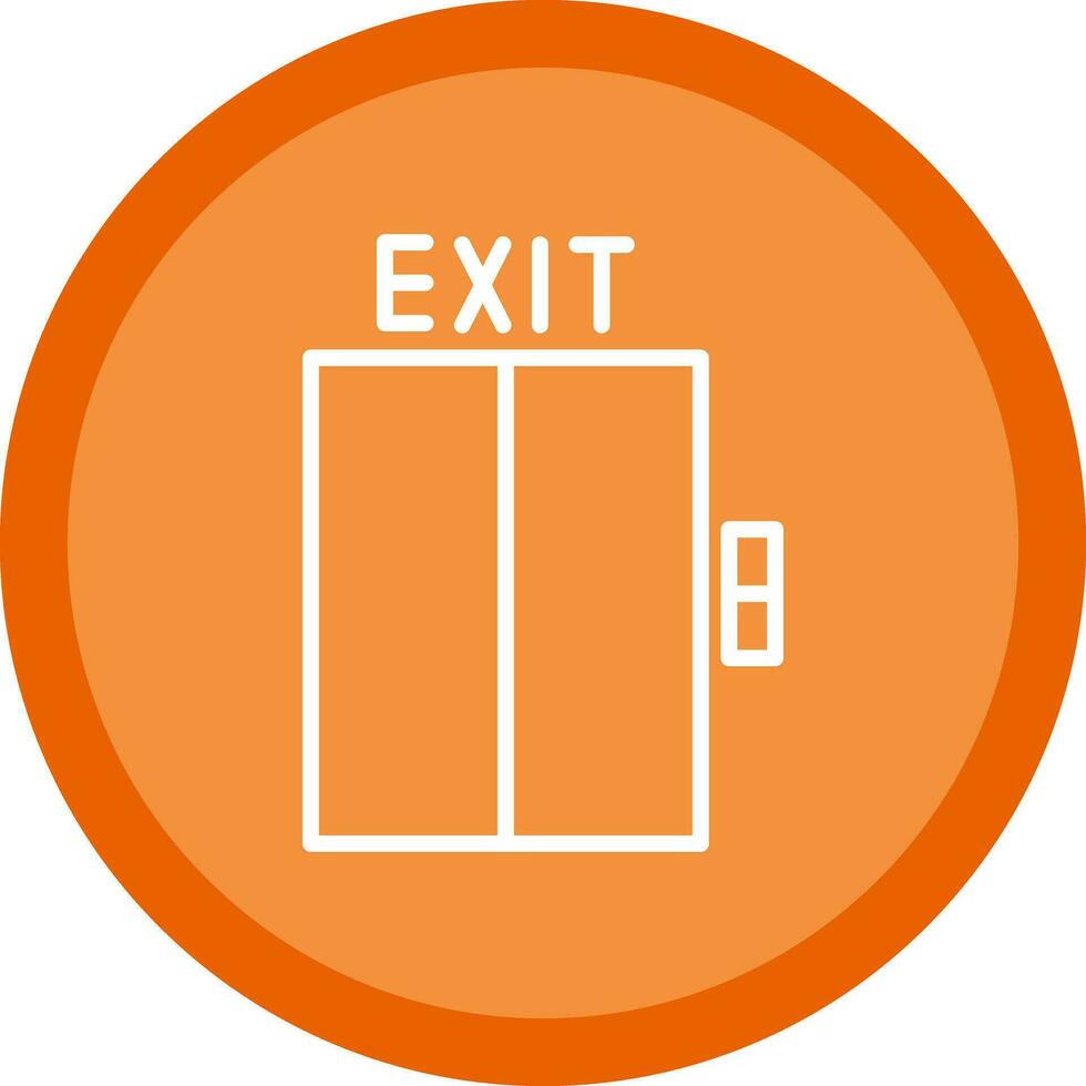 Exit Vector Icon Design