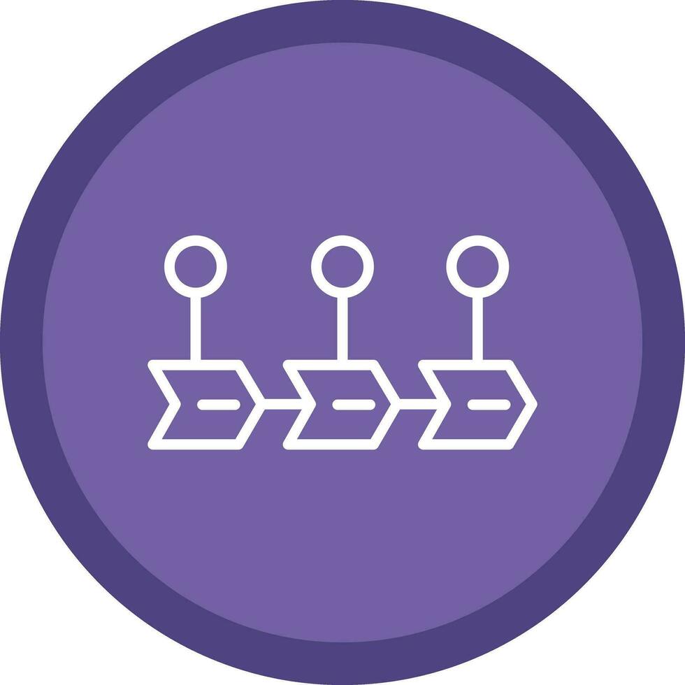 Value Chain Vector Icon Design