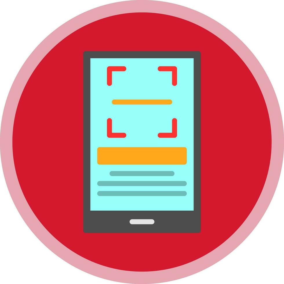 Qr Scan Vector Icon Design