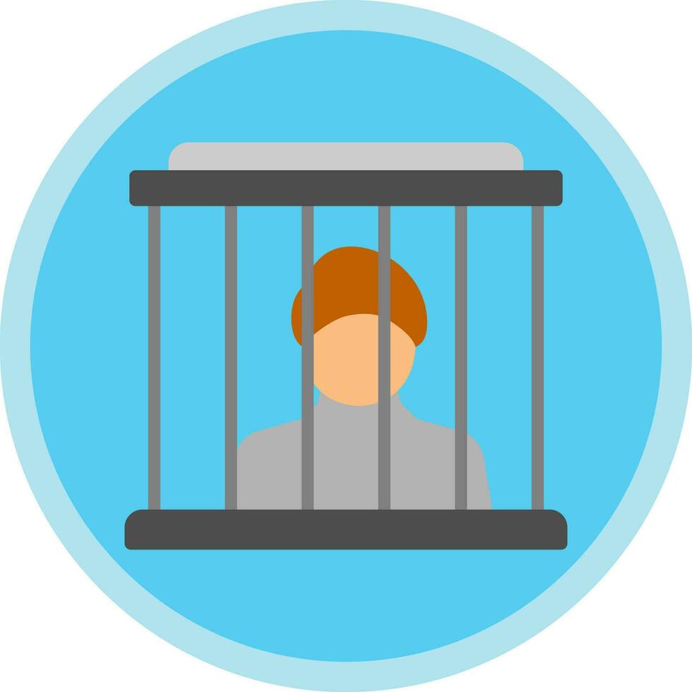 Prisoner Vector Icon Design