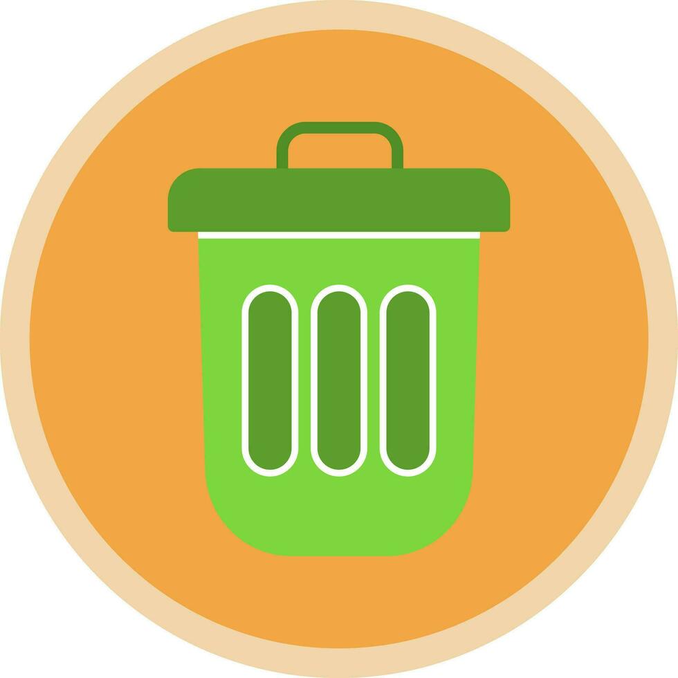 Dustbin Vector Icon Design