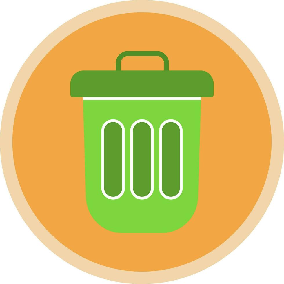 Dustbin Vector Icon Design