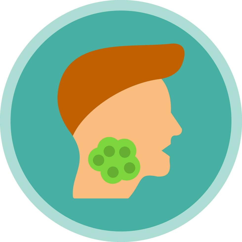 Throat Cancer Vector Icon Design