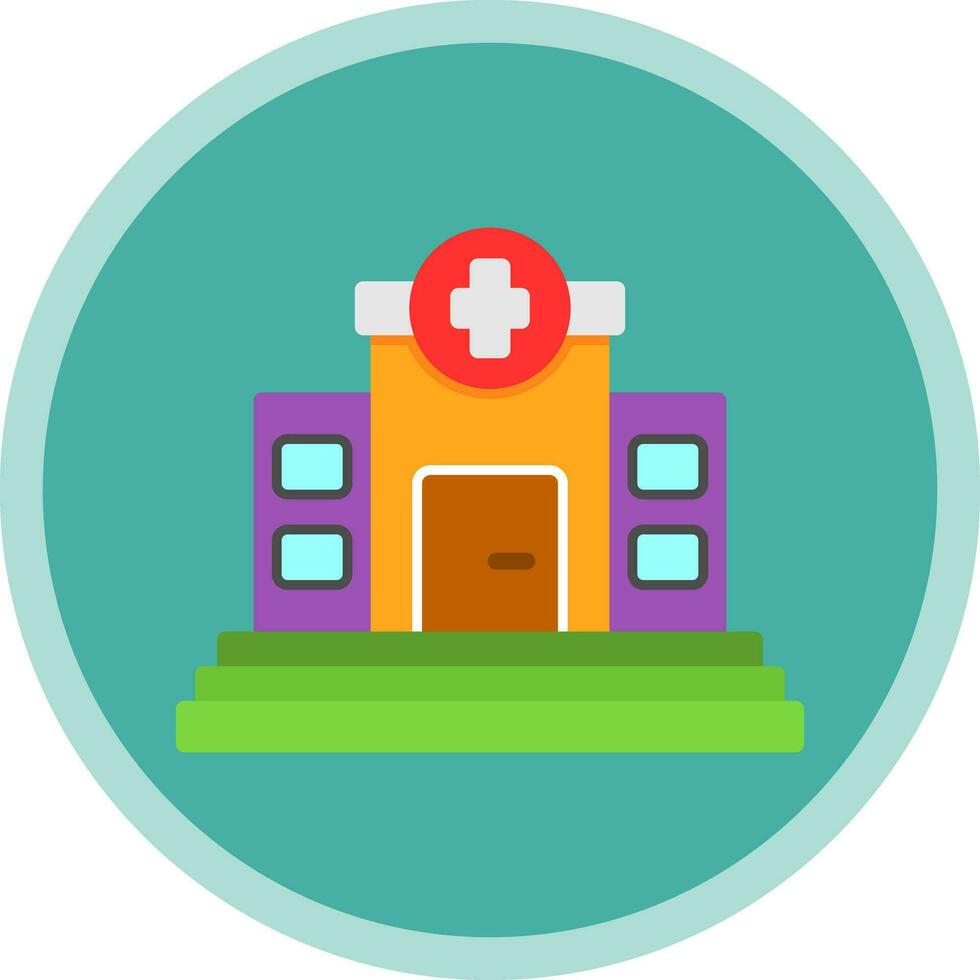 Clinic Vector Icon Design