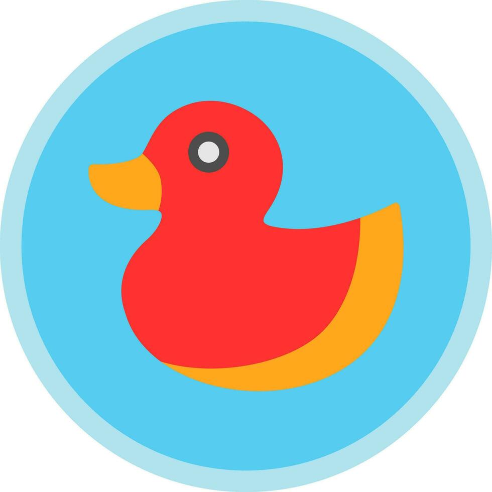 Rubber Duck Vector Icon Design