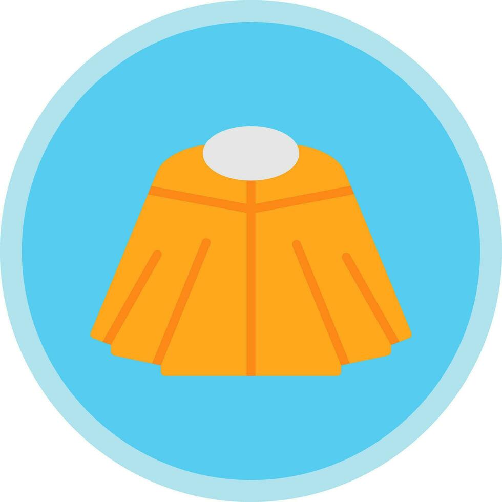 Cloak Vector Icon Design