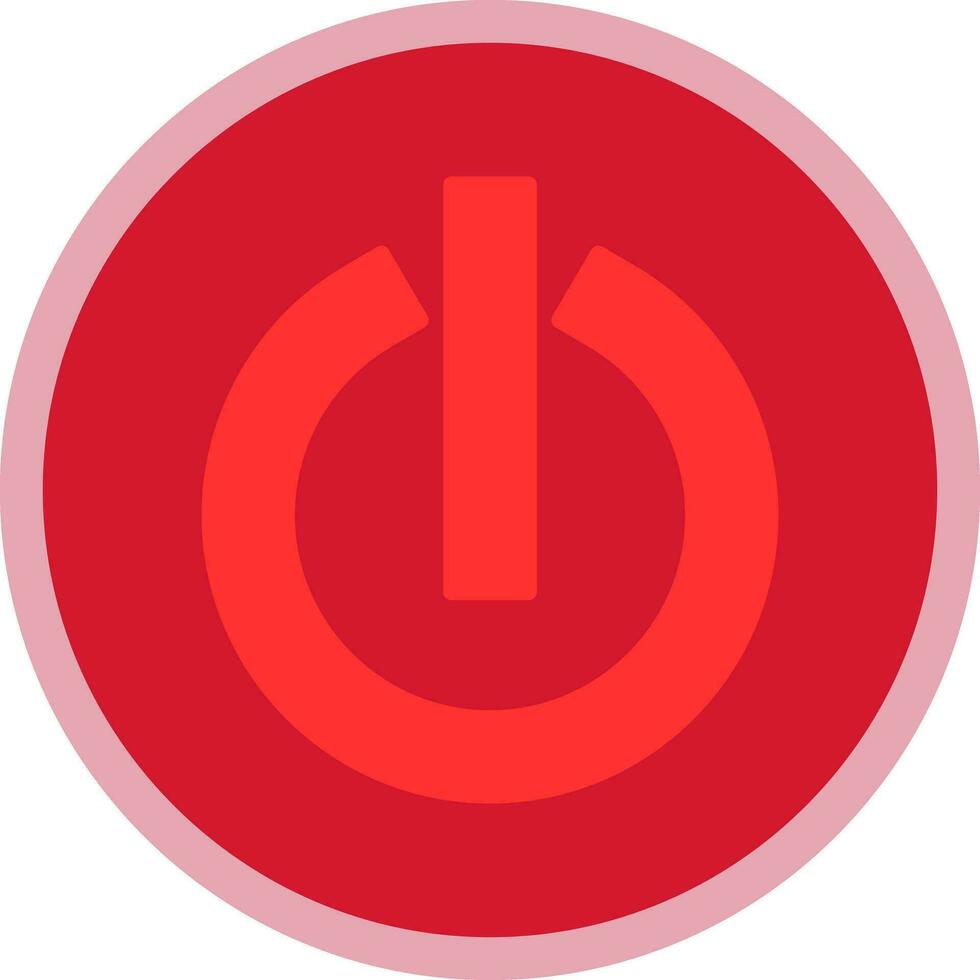 Power Button Vector Icon Design