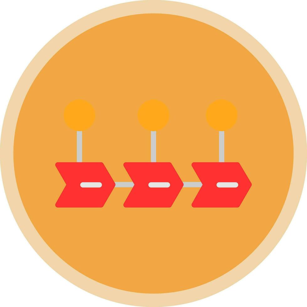 Value Chain Vector Icon Design