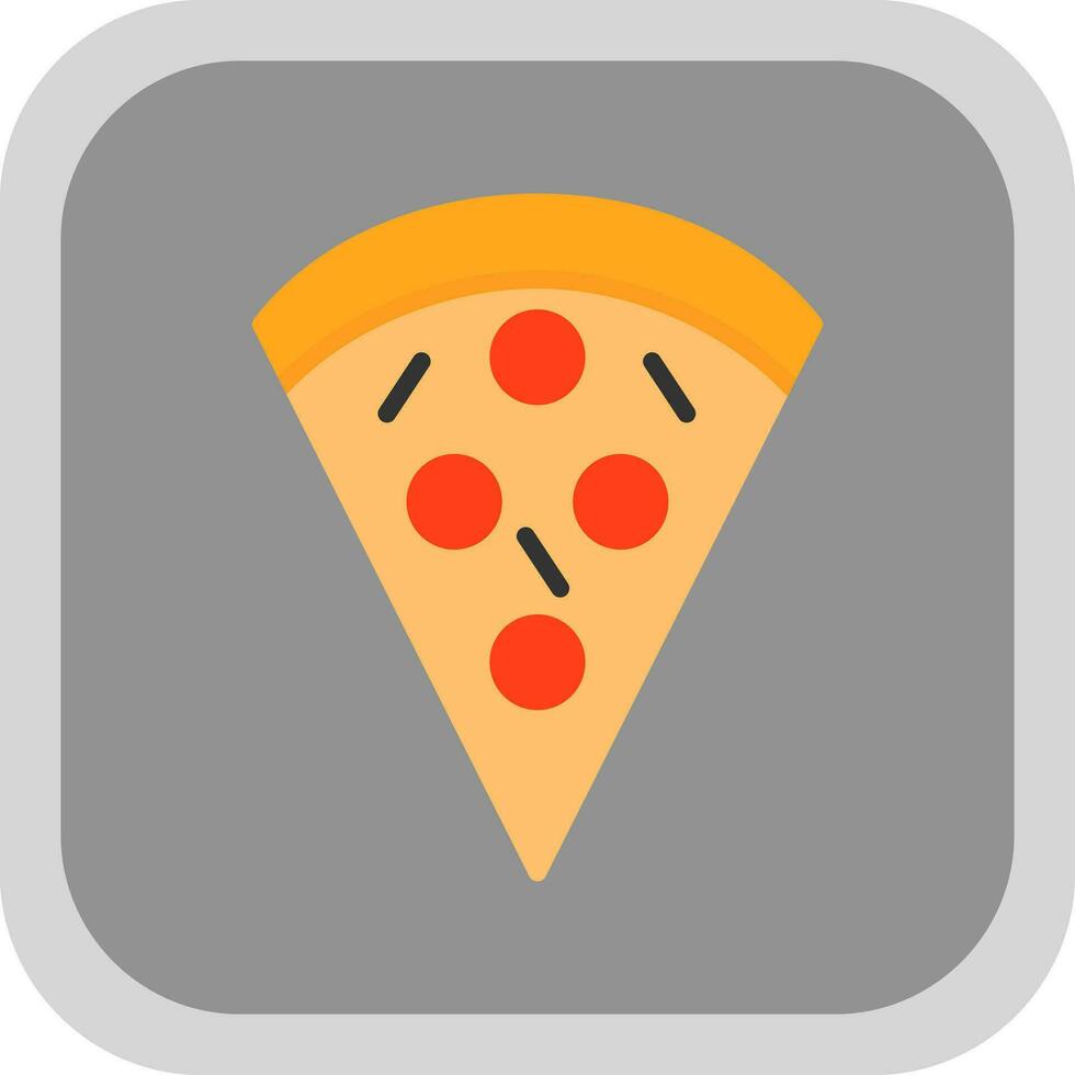 Pizza Slice Vector Icon Design