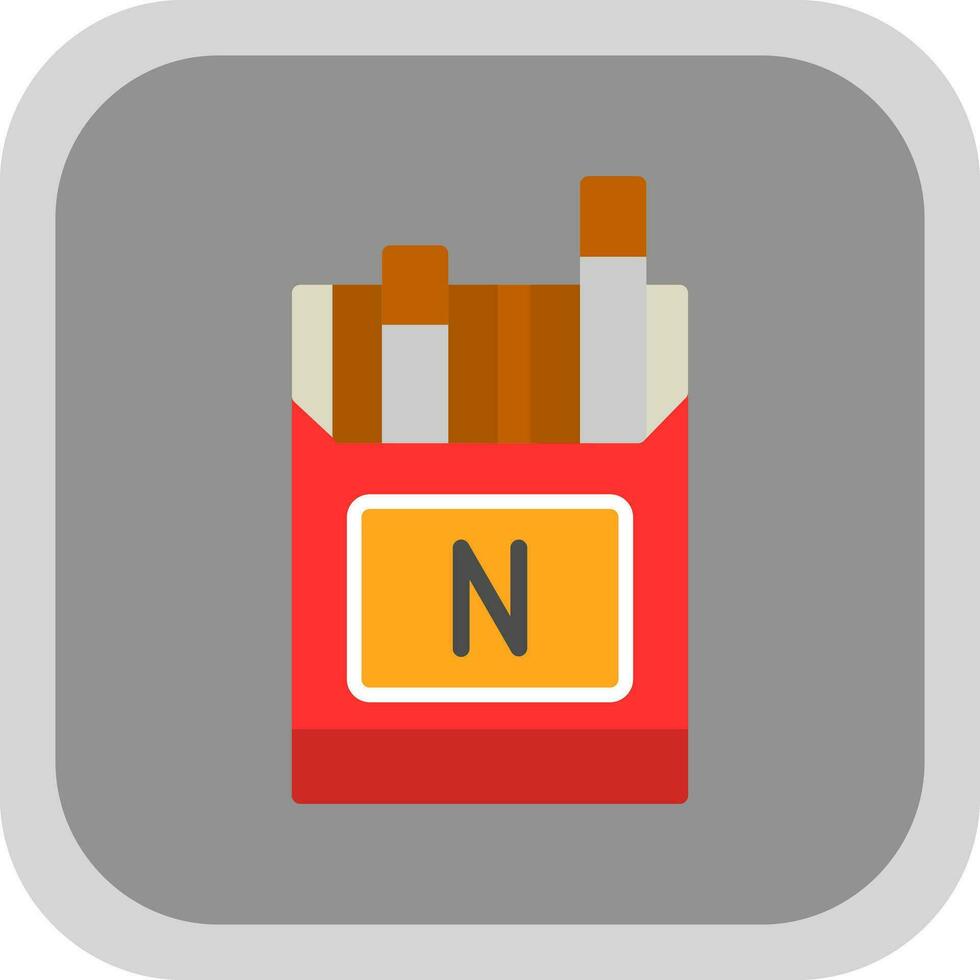 nicotina vector icono diseño
