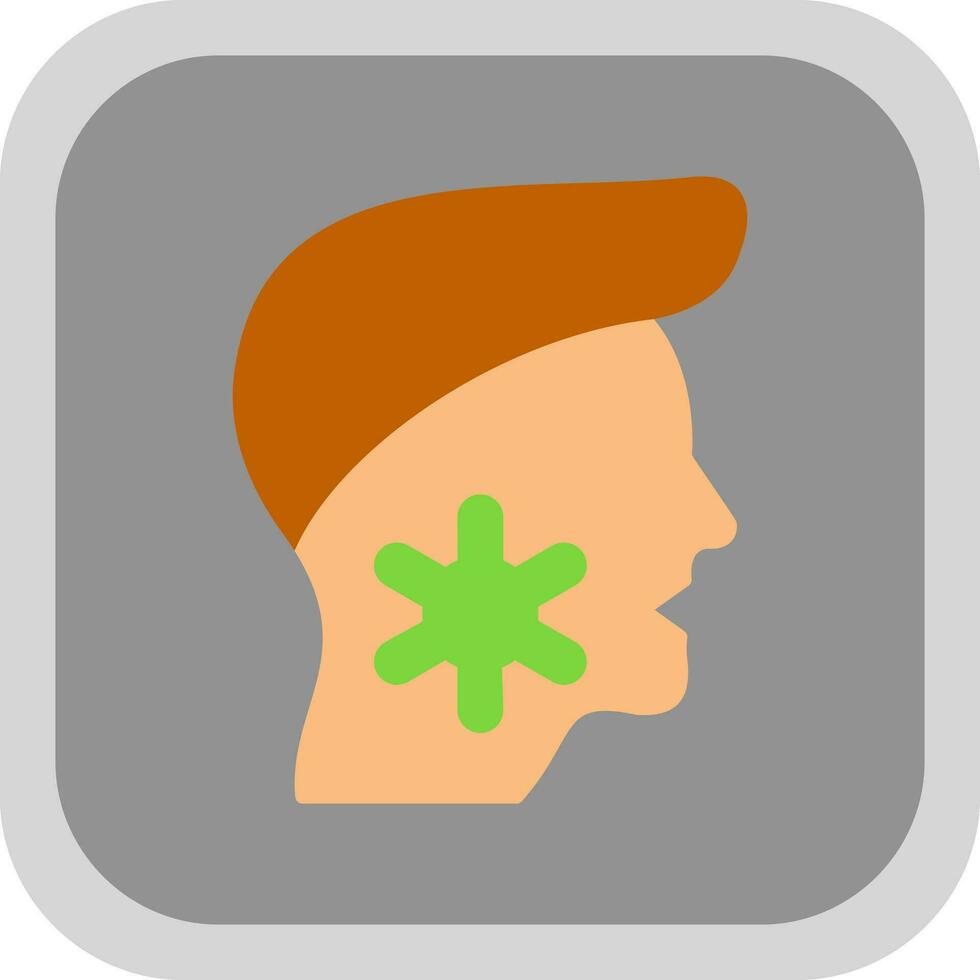 Throat Infection Vector Icon Design