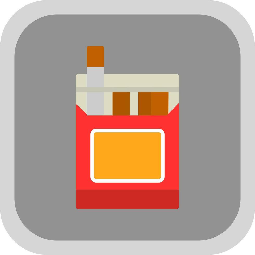Cigarette Pack Vector Icon Design