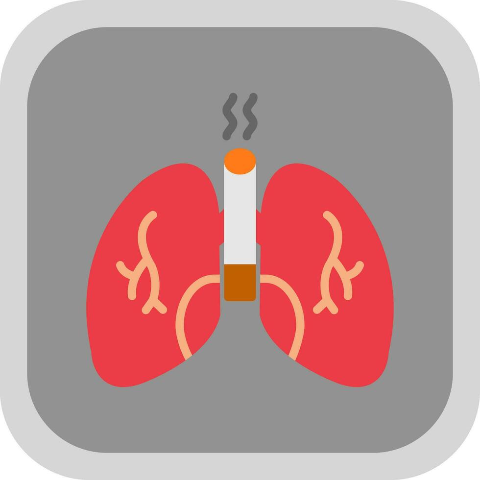 diseño de icono de vector de pulmones